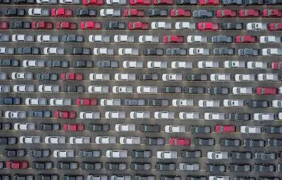 Fleet of cars